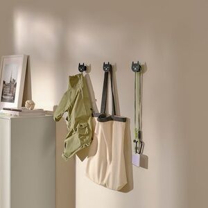 NWT IKEA UTSÅDD Cat Hook, Black, Set of 4 (Sold out)